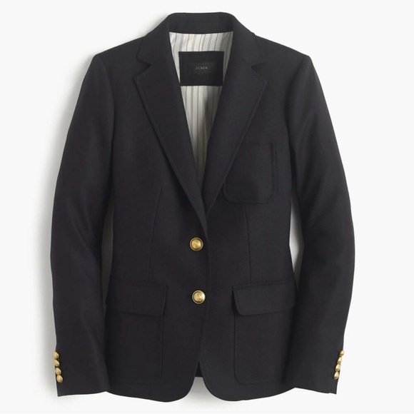 J. Crew Jackets & Blazers - J.Crew Rhodes Women’s Black Wool Blazer Size 6 Classic Two-Button NWOT